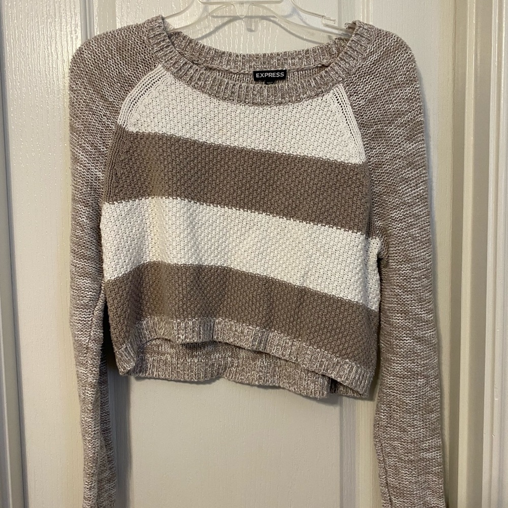 Express crop sweater